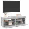vidaXL TV Cabinet Set of 2 Grey Sonoma Engineered wood TV Cabinet