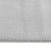 vidaXL Rug Grey 100% Polyester Large Foldable Area Rug Rectangular