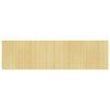 vidaXL Room Divider Light Natural 65.0x236.2" Bamboo