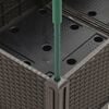 vidaXL Garden Planter Brown Polypropylene Standard Garden Planter
