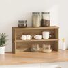 vidaXL Kitchen Racks Stackable 2 pcs Artisan Oak 19.7x5.9x6.3"