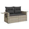 vidaXL Garden Sofa Set Light Grey