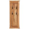 vidaXL Coat Rack Set of 2 Varied wood grain Solid acacia wood