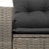 vidaXL Garden Sofa Grey