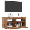 vidaXL TV Cabinet Old wood Engineered wood Medium TV Cabinet