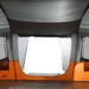 vidaXL Family Tent Tunnel 16-Person Grey Waterproof