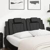 vidaXL Headboard Cushion Black
