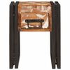 vidaXL End Table 11.81 x 11.81 x 15.75 in Solid Reclaim Wood