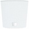 vidaXL Planter White Polypropylene Large Removable Covers Planter