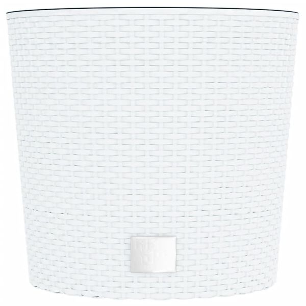 vidaXL Planter White Polypropylene Large Removable Covers Planter