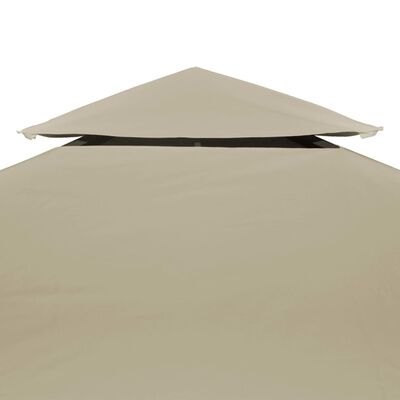 vidaXL Gazebo Cover Canopy Replacement 1 oz/ft² Beige 9.8'x13.1'