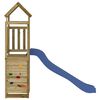 vidaXL Outdoor Playset Pine, Blue Pressure-treated pine wood, Polypropylene