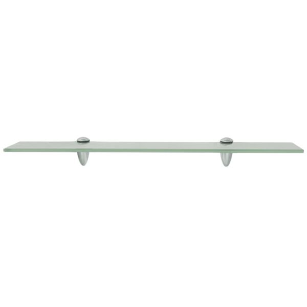vidaXL Floating Shelf Frosted Tempered safety glass 23.6x7.9 in