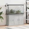 vidaXL Aquarium Stand Concrete gray Engineered wood 39.8 x 16.1 x 22.8 in