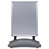 vidaXL A1 Waterbase Poster Stand Grey Aluminium Alloy
