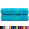 vidaXL Bath Towel Set of 2 Turquoise 100% cotton Large Bath Towel