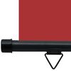 vidaXL Balcony Side Awning 68.9x98.4" Red