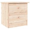 vidaXL Bedside Cabinet Natural Wood Solid Pine Wood Small