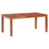 vidaXL Dining Table Honey Solid wood 70.9 in x 35.4 in x 29.9 in Durable