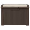 vidaXL Garden Storage Box Brown Polypropylene (PP) Large