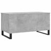 vidaXL Coffee Table Concrete Grey Engineered Wood, Metal