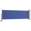 vidaXL Side Awning Blue and Grey