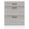 vidaXL Kitchen Base Cabinet Grey sonoma Engineered wood Medium