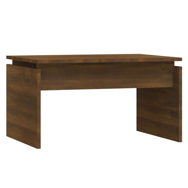 vidaXL Coffee Table Brown Oak Engineered Wood 26.8 in x 19.7 in x 15.0 in