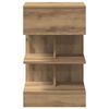 vidaXL Bedside Cabinet Artisan Oak Engineered Wood Standard