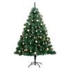 vidaXL Artificial Hinged Christmas Tree
