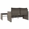 vidaXL Garden Sofa Set Grey