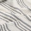 vidaXL Throw Grey and white 100% cotton 63.0 x 82.7 in Throw Blanket