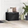 vidaXL Garden Storage Box Anthracite Polypropylene Medium