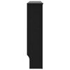 vidaXL Radiator Cover Black 44.1"x7.5"x32.1" MDF