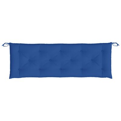 vidaXL Garden Bench Cushions 2pcs Blue 59.1"x19.7"x2.8" Oxford Fabric