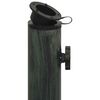 vidaXL Umbrella Base Green Cast Iron Portable Round Traditional