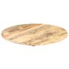 vidaXL Table Top Solid Mango Wood Round 0.59 - 0.63 " 19.7 "