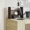 vidaXL Desk Organiser Brown Oak 15.2x6.7x15.4" Engineered wood