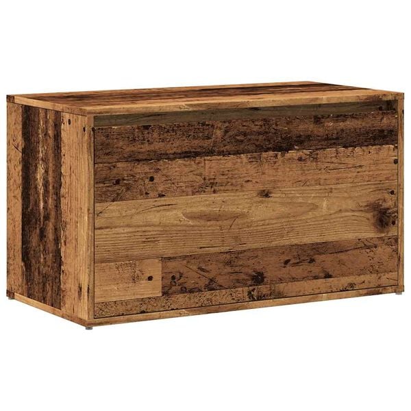 vidaXL Hall Bench Old Wood Engineered Wood Medium Bench Rectangular