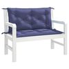 vidaXL Garden Bench Cushion Set of 2 Navy blue