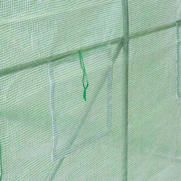 Nature Greenhouse Green Galvanized metal 11.5 x 6.6 x 6.6 ft