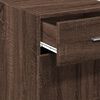 vidaXL Sideboard Brown oak Engineered wood Medium Sideboard
