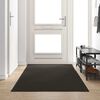 vidaXL Doormat Other Black 47.3" x 98.4" Polyamide and PVC
