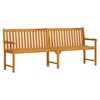 vidaXL Garden Bench Brown Solid acacia wood Large Durable Garden Bench