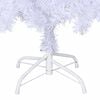 vidaXL Artificial Christmas Tree White PVC and Steel 82.7 in