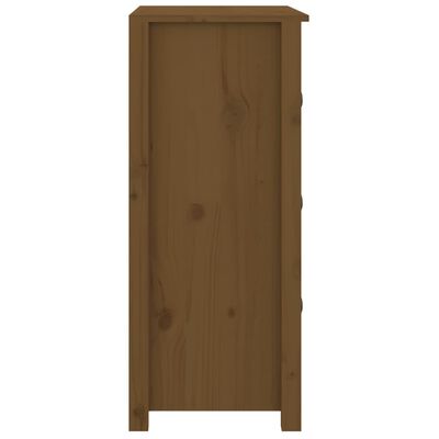 vidaXL Sideboard Honey Brown 27.6"x13.8"x31.5" Solid Wood Pine