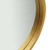 vidaXL Wall Mirror Gold and brown