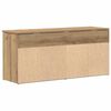vidaXL Shoe Bench Artisan Oak Engineered Wood Medium Shoe Bench