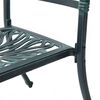 vidaXL Bistro Set Green Cast Aluminum Small Durable Bistro Set