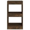 vidaXL Book Cabinet Smoked Oak Engineered Wood Medium Book Cabinet
